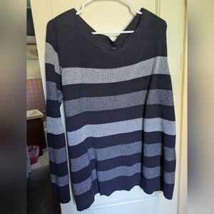 Market And Spruce 2 X Navy Blue And Gray Sweater